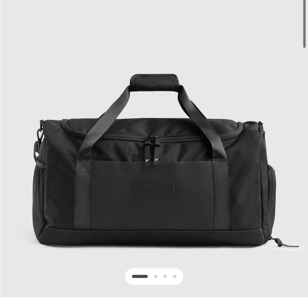Gymshark Black Duffel Bag